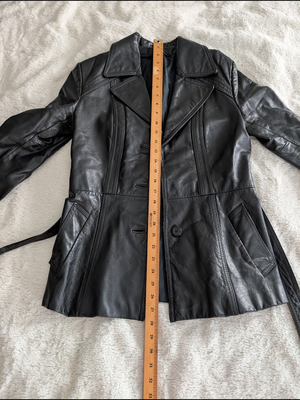 Vintage Black Leather Women’s Jacket